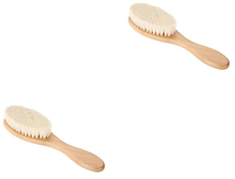 DOITOOL 2St kinderdusche kinder Bartformung haarkã¤mme kinder duschgel beard care duschbürste bartpflege haatbürste combs das Gesicht Haarbürste Kamm Reinigungsbürste Mann Bambus
