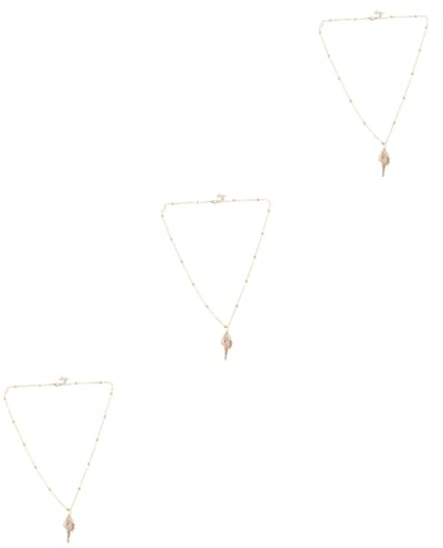SHERCHPRY 3stücke Conch Shell Choker Halskette Mit Echtem Stilvoll Und Einzigartig Für Hochzeiten Geburtstage Und Besondere Anlässe