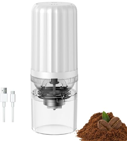 Moulin À Grains De Café, Moulin À Café Électrique, Moulins À Café Avec Épaisseur Réglable, Moulin À Épices Silencieux À Chargement USB, Broyeur Électrique Portable Sans Fil Pour La Maison, La Cuisine,