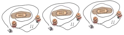 ifundom Gitarren-tonabnehmer Mit Saiten Professioneller Piezo-abnehmer Gitarre Schnelles Setup Mikrophonische Unterdrückung Beige Geeignet Für Musiker Und Tonstudios