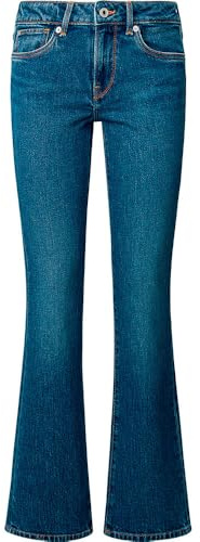Pepe Jeans Bootcut LW Jeans, Azul (Denim-Ee3), 31W / 30L para Mujer