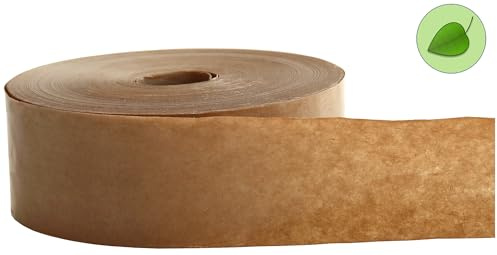 Generisch Nassklebeband 40mm 200m braun 60 g/m² unverstärkt Nass Papier Klebeband