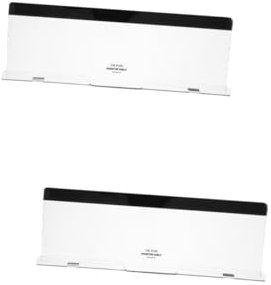 SHINEOFI 2St Computer-Forum office organizer büro organizer Untertisch Memo Board planning boards Memoboard für den Arbeitsplatz notizboard Computer-Notizblock Zettelhalter überwachen Acryl