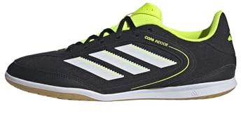adidas Unisex COPA Indoor Court Club Indoor Football Boots, core Black/FTWR White/Lucid Lemon, 44 2/3 EU