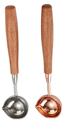 Cabilock Cuchara Medidora De Acero Inoxidable Con Mango De Madera Cucharas Medidoras De Cocina Ideal Para Te Matcha