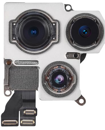 Risidamoy for iPhone 15 Pro Camera Replacement 48MP HD Video HDR Photo Rear Main Camera Flex Cable Lens Module Assembly A3102 A2848 A3101 A3104