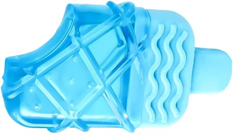 Mikikit Mordre Forme de Glace pour Chiens Rafraîchissant Congelable pour Chiots Amusement Évite Dommages Aux Meubles Vêtements