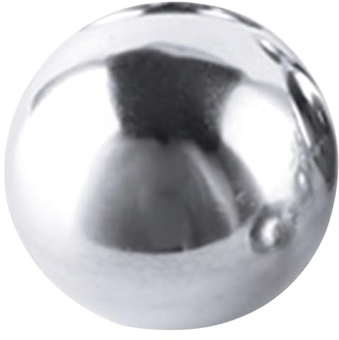 FUTUREORYY Sfera in Acciaio Inox 304 Lucidata a Specchio da 100 Mm per Decorazioni da Giardino e Casa, Palla Decorativa in Metallo Cava Spessore 1,0 Mm ad Alta Luminosità