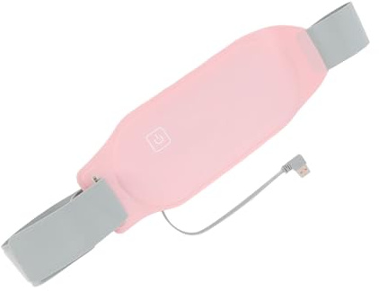 CHICIRIS Tragbares Kabelloses Menstruations-Heizkissen, Elektrischer Graphen-Wärmegürtel mit Einstellbarer Temperatur von 45 °F Bis 149 °F, Schnelle Linderung bei Menstruationsbeschwerden und