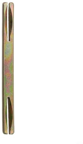Yuanpgky Galvanised Square Pin 85-130mm Iron Door Handle Spindle for and Door Locks, 8mm Notched Push Pin with Zinc Plating, Compatible with Standard Square(95mm)