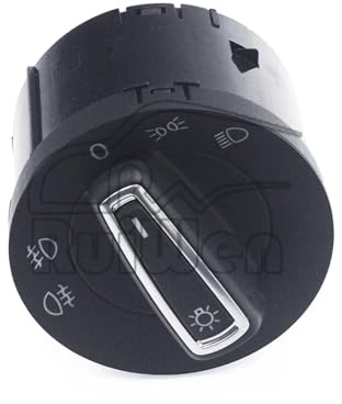 TorqCore Interruttore Controllo Fendinebbia Fari, Adatto For VW, For Golf, MK7 Sportsvan Carfter Tiguan Touran T-Roc Interruttore a manopola fendinebbia
