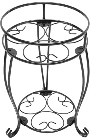 SUPVOX Supporto per Piante da Interno in Ferro Robusto, Portavasi Alto Decorativo per Balcone e Soggiorno, Portafiori Stabile per Terrazza e Veranda