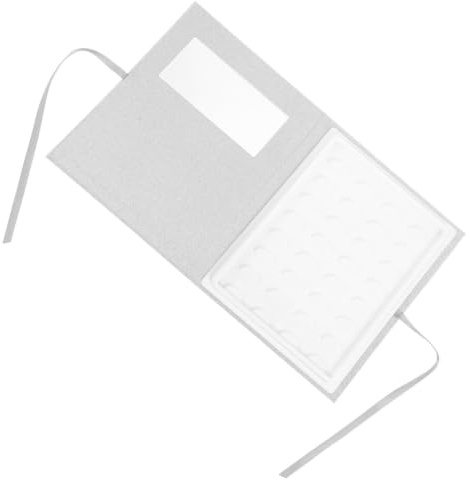 Homoyoyo Contenedor de Pestañas Caja para Pestañas Postizas de Papel Plata con Ventana para Protege y Mantiene la Forma