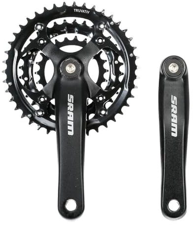 SRAM S600 Crankset - 3 x 8-speed, 175mm x 42-32-22T, Square Taper, Black