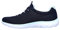 Skechers Womens Summits Top Player Sneaker, Navy Aqua, 5 UK