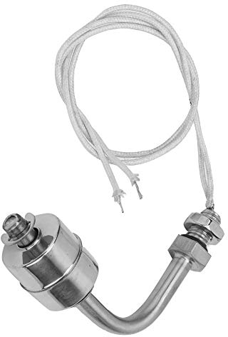 Sensore di Livello Liquido Interruttore A Galleggiante Resistente al Calore per Sensore di Livello Acqua 0~220V 75mm in Acciaio Inox per Piscina