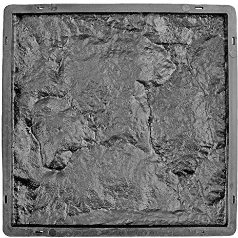 @tec Schalungsformen für Wandklinkersteine Basaltoptik Naturstein | Betonform DIY Gießform für Beton | Wandverkleidung Kamingestaltung Garten Terrasse | Klinkersteine (26.6 x 26.6 x 2.5 cm)
