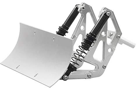 RC Modelo de la pala de nieve del coche hoja de metal quitanieves para 1/10 RC Crawler Traxxas TRX4 TRX6 Axial SCX10 90046 03007 RGT 86100