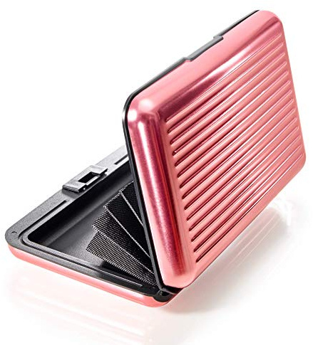 VALLET Étui pour cartes de crédit en aluminium - Idéal comme étui pour cartes et cartes de visite - Étui de protection NFC et RFID - Protège vos cartes bancaires contre la lecture non autorisée - Pour