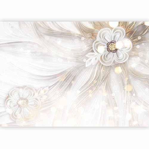 murando PREMIUM Fotomurales Flor 300x210 cm Papel pintado tejido no tejido | Decoración de Pared decorativos Murales moderna de Diseno Fotográfico diamantes Ornamento bokeh