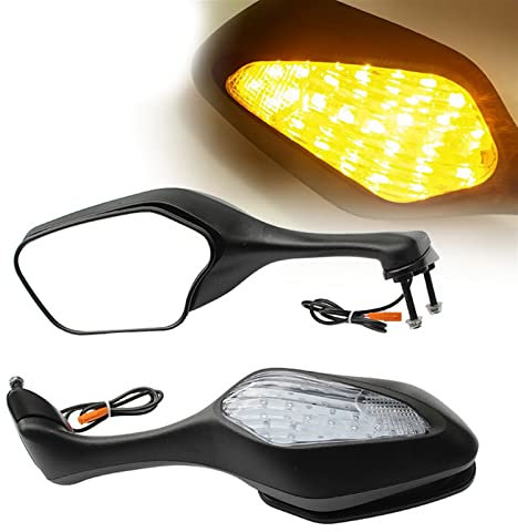 Zubehör Für H&onda CBR1000RR CBR 1000 RR 2008 2009 2010 2011 2012 2013 2014 2015 2016 Motorrad-Rückspiegel Mit LED-Blinker-Spiegel Mit Blinklicht (Color : B)