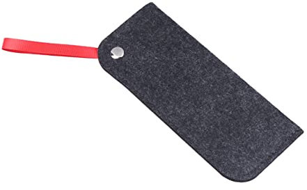 VALICLUD 2stücke Tragbare Filz Brillenetuis Für Sonnenbrillen Und Brillen Stilvolle Schutzpouches Schwarz Organizer Für Brillen Handys Und Schmuck Langlebig Und Kratzfest