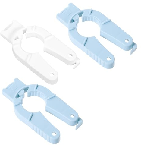 2 apribottiglie multifunzione in plastica e apriscatole, ergonomico, per mani deboli, anziani, anziani