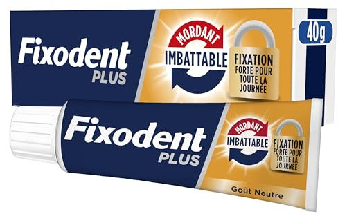 Fixodent Plus Mordant Unbeatable Adhesive Cream for Total & Partial Denture 40gm