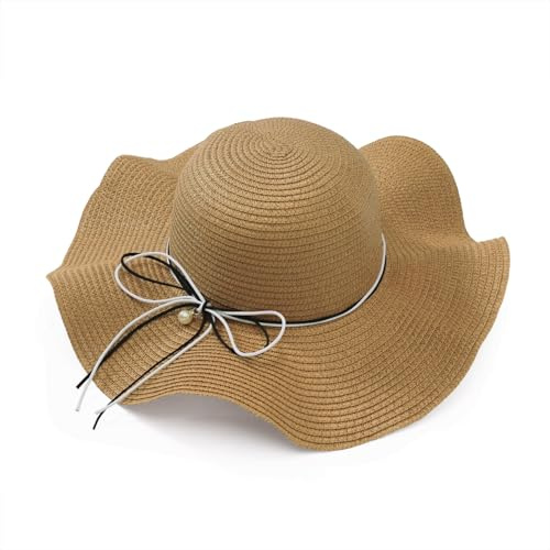 Eigso Womens Sommer Eimer Hut Mode Camo Stroh Strandhüte für die Frau