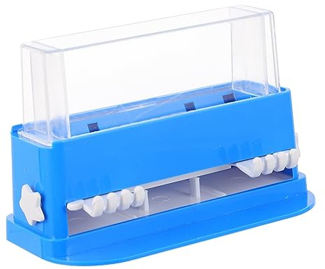 BATHVEVE Dispenser Per Cotone e Bastoncini Contenitore Organizzatore Trasparente Per Accessori Da Bagno e Vanity Facile Accesso e Ricarica Design Stabile e Pratico Per Tavolo Da Trucco e