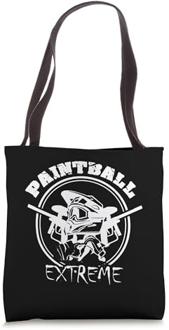 Paintball Extreme paintball markers, helmet, gloves Tote Bag