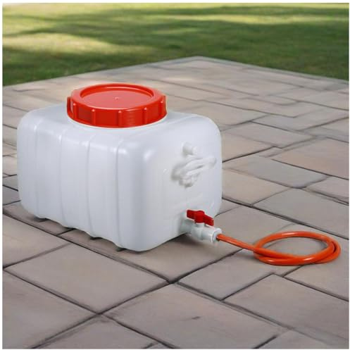 Vattentank Med Kran 25L/35L/50L/80L/110L/200L Vattenbehållare För Camping, Bärbar Första Hjälpen-Vattenbehållare För Vandring Utomhus, Husbil, Självständig Biltur(Size:110L)