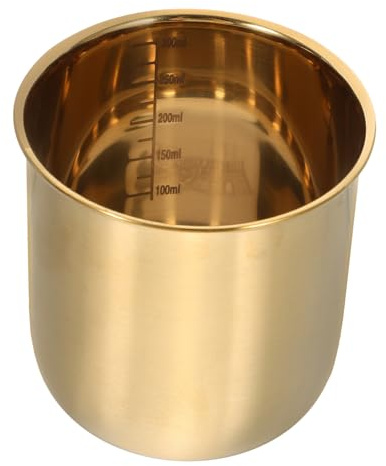 MUELODSIC Tasse à Mesurer Acier Inoxydable pour Riz avec Graduation Cuillère Doseuse Stable et Multi Usage pour