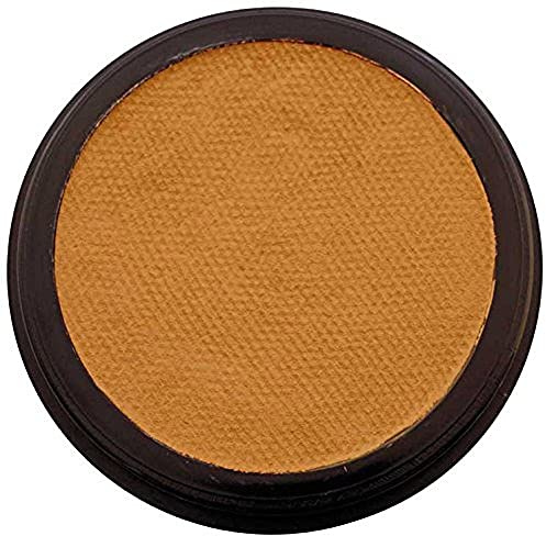 Eulenspiegel 189856 - Profi-Aqua Schminke in der Farbe Hellbraun, 20 ml, vegan