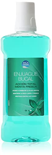 Marca Blanca - Mica Derm Enjuague Bucal, Menta Fresca, 500ml