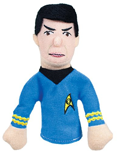 The Unemployed Philosophers Guild Spock Magnetic Personality - Star Trek Plush Finger Puppet and Refrigerator Magnet, Approx 4 Tall