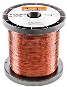 Kupferlackdraht W210 Ø 0,80 mm 500 g, ca. 108m - CU Lackdraht Grad 2 CUL Kupferdraht Gewicht 500 Gramm Durchmesser 0,80 Millimeter Wickeldraht Kupfer Draht nach IEC 60317-13