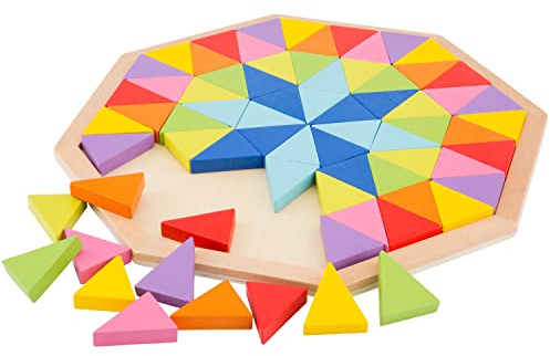 New Classic Toys 10515 Octagon Puzzle, Multicolore Color