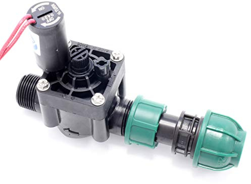 Hunter Magnetventil PGV-101-MMB 1 mit PE Kupplung 25/32-1 IG Dichtung o-ring Ventil Kugelventil mit Durchflussregulierung (mit Kupplung 25 x 1  IG O-RING)