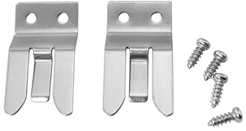 BLLNDX Mikrofonhalter Mic CB Mic Hanger Clip Mikrofon Clip Haken mit Schrauben für Yaesu MH-48 FT1807 FT7800 FT7900 FT8800 FT8900