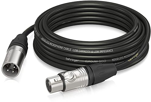 Behringer GMC-1000 Gold Performance 10 m (33 ft) Mikrofonkabel mit XLR-Anschlüssen