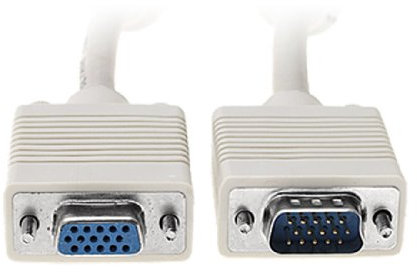Ruilogod 9.6 M PC Monitor de computadora VGA Cable de extensión M/F