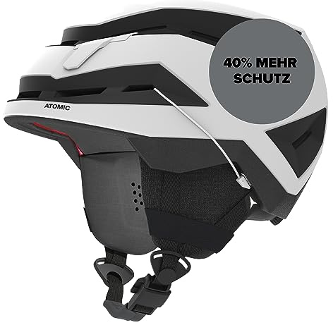 ATOMIC BACKLAND Skihelm leicht & sicher - Maximale Stoßdämpfung - Active Aircon Belüftungssystem - 3D Ear Pads + 360° Fit System für perfekten Sitz