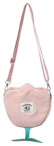 Popoti Umhängetasche,Damen Handtasche Schultertasche Beuteltasche Nylon Tote Geldbörse Multifunktion Crossbody Bag Messenger Taschen für Reise Alltag (Rosa)