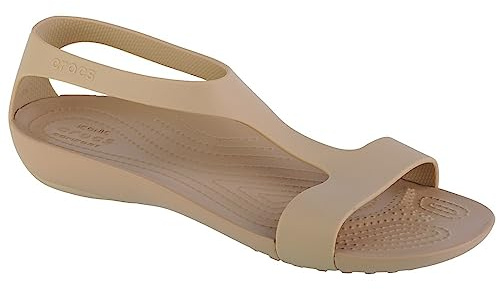 Crocs Women's Sandal Serena Sandal W, Chai, 8 UK Women