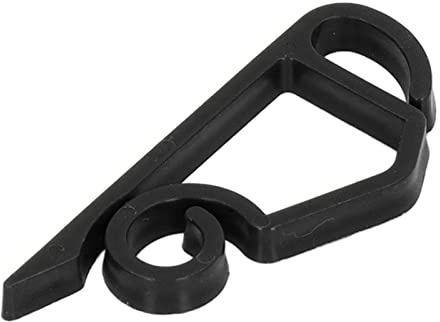 Weihnachtsbeleuchtung, Dachrinnen-Clips, Licht-Clip, Baum-Licht-Baum-Haken, äußere Lichterkette, Kunststoff-Licht-Haken (Schwarz)