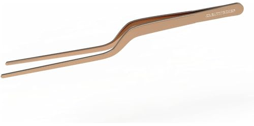 CREATIVECHEF 1 pinzetta da cucina da 20,3 cm, ergonomica, in acciaio inox, rame