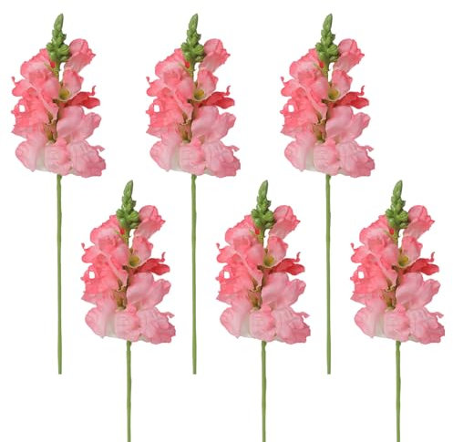 Xnferty 6 PCS Artificial Delphinium Flowers, 16.14 IN Artificial Larkspur Flower Long Stem Flowers Silk Flowers Faux Larkspur Flowers Silk Bouquets Plant for Spring Home Decor (A)