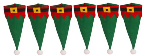 Amosfun 6stücke Atmungsaktive Geschirrtaschen Tischbeutel Aufbewahrungstaschen Aus Vliesmaterial Mit Kreativem Elfendesign Für Besteck
