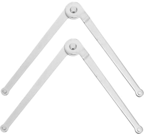 Vaguelly 2pcs Adjustable Angle Spanner Wrench Angle Grinder Removal Tools for Home and Professional Use for Heavy-Duty Applications